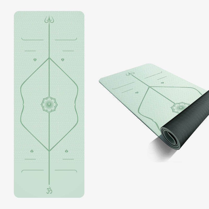 Durable TPE mat for beginner and advanced yoga