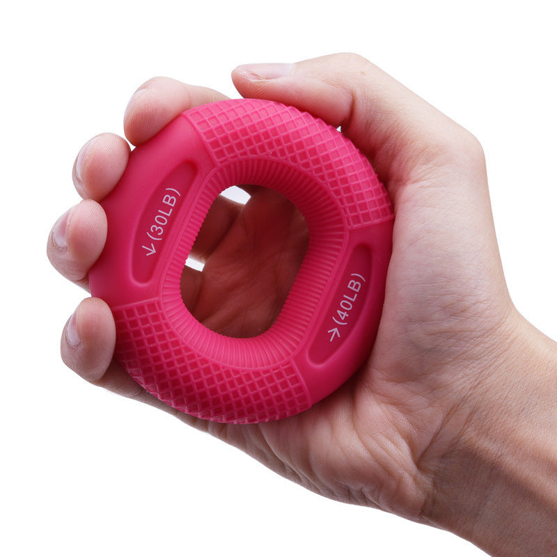 Silicone Grip Device Training Arm Muscle Strength Rehabilitation Grip Ring