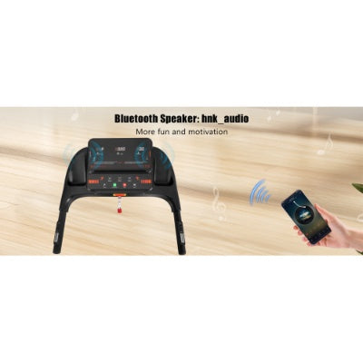 NEW Treadmills For Home, 2.5HP Quiet Folding Treadmill With Heart Rate Sensor, 300lbs Weight Capacity, 7.5MPH, Incline Treadmill With USB Charge Station Bluetooth Speaker, 6 Shock-Absorbing