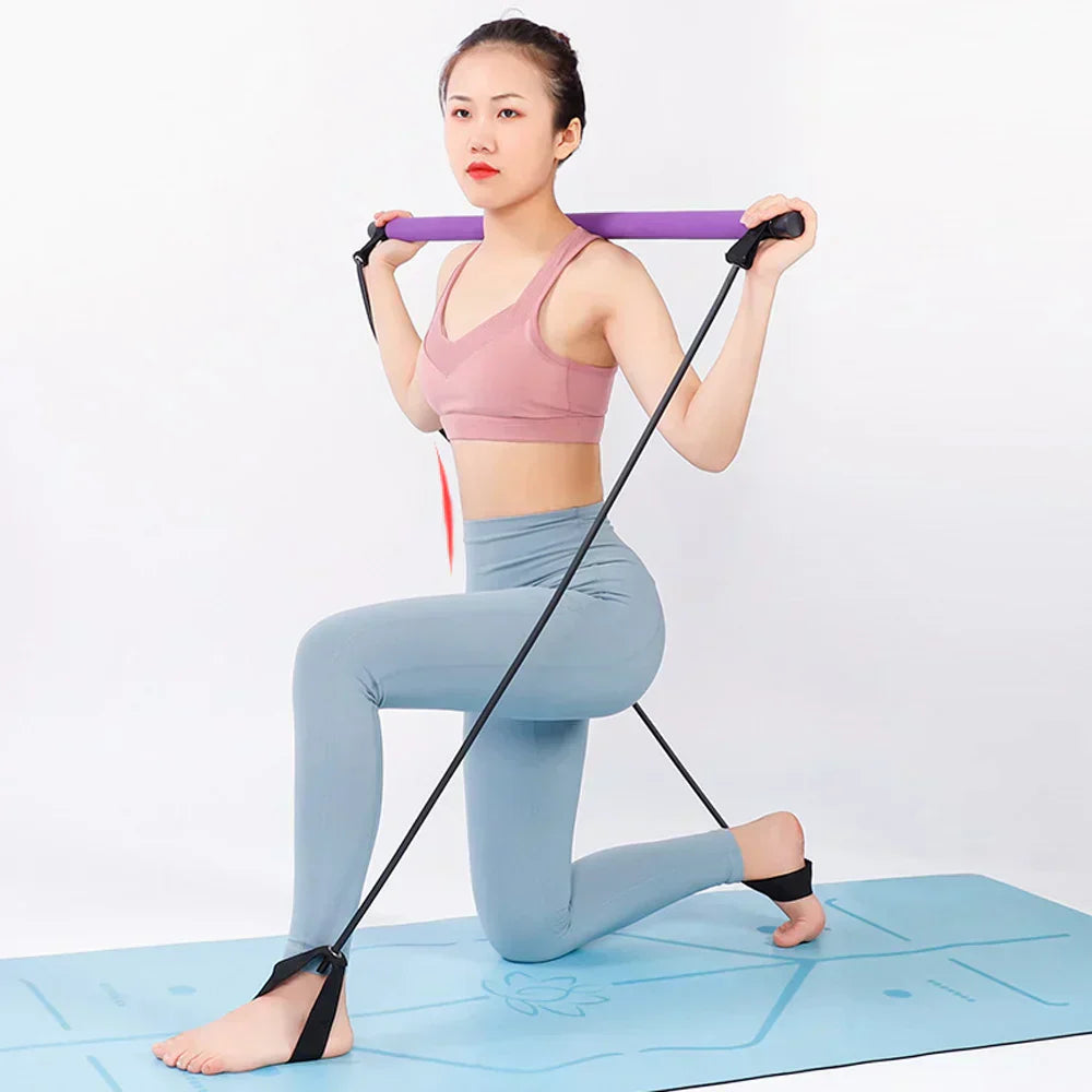 Yoga Pilates Stick for Resistance Training and Full Body Workout