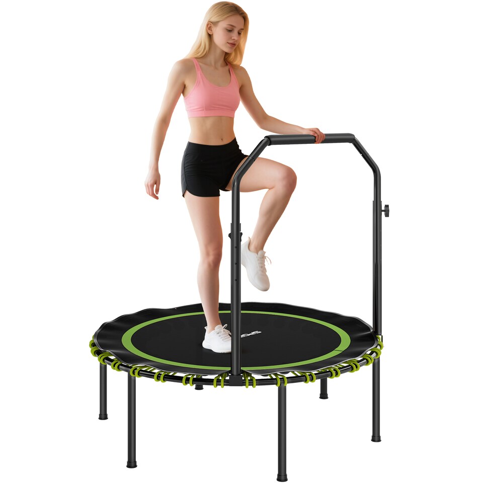 661 Lbs Fitness Trampoline Get In Shape At Home Or In The Garden With Our 40 Inch Mini Exercise Trampoline - Stable And Fun ASTM F381-16