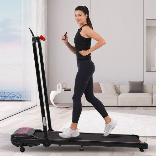 NEW Folding Walking Pad Under Desk Treadmill For Home Office -2.5HP Walking Treadmill With Incline 0.5-7.5MPH 300LBS Capacity Treadmill For Walking Running - Two Ways To Adjust Speed