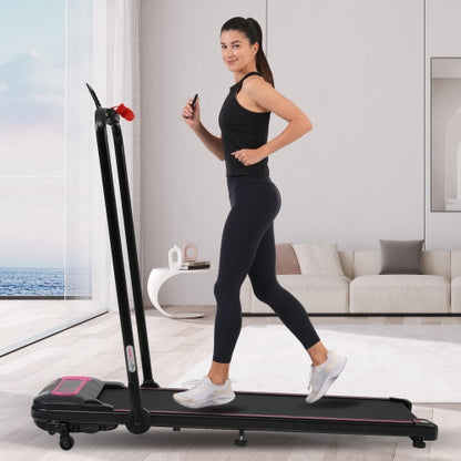 NEW Folding Walking Pad Under Desk Treadmill For Home Office -2.5HP Walking Treadmill With Incline 0.5-7.5MPH 300LBS Capacity Treadmill For Walking Running - Two Ways To Adjust Speed