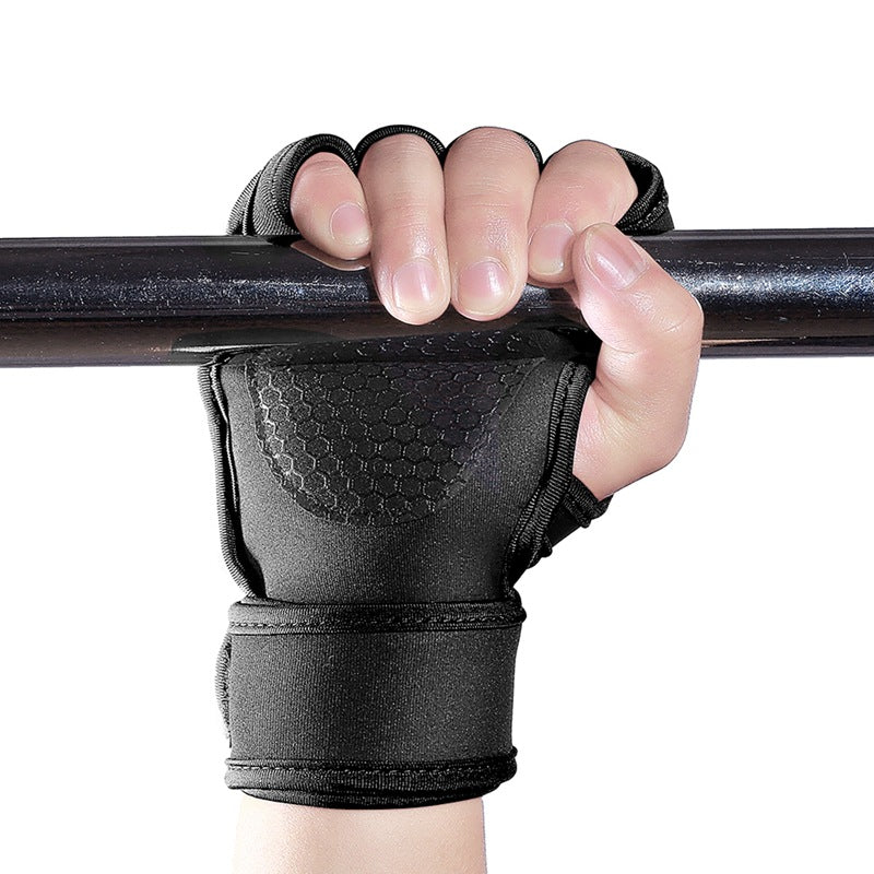 Durable fitness gloves for CrossFit and bodybuilding