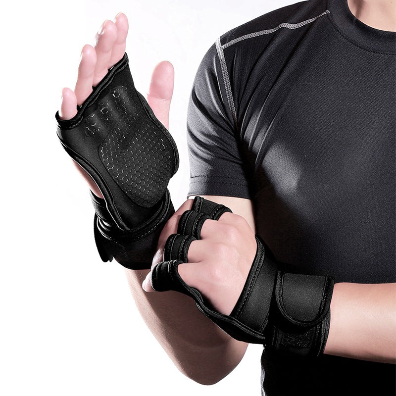 Workout gloves with wrist support for men and women