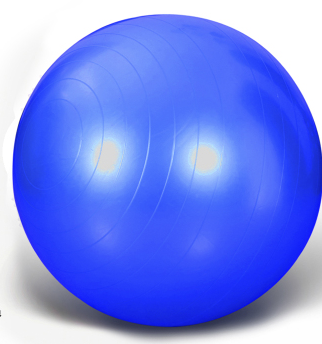 Durable PVC yoga ball for home workouts