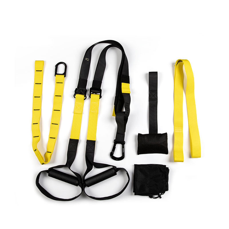 Strength training resistance bands with anchor system