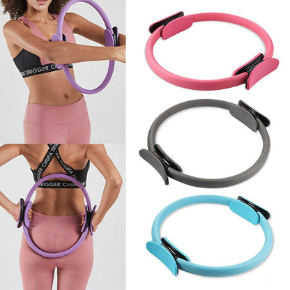 High-quality Pilates ring with EVA foam handles