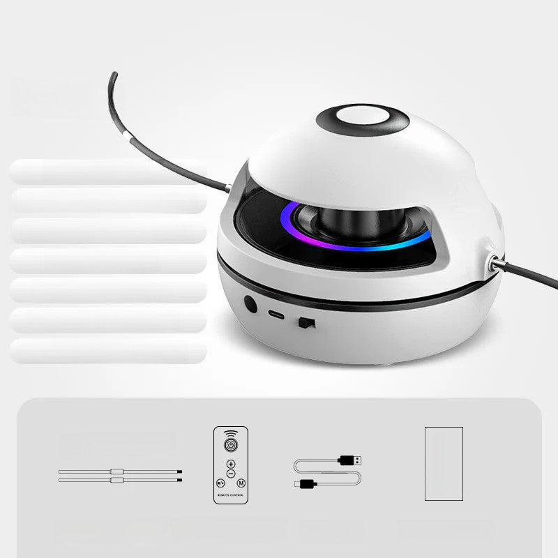 Smart Rope Skipping Machine Smart Jump Rope Machine 10-level Speed Adjustment Led Seven-color Light Wireless Music Function