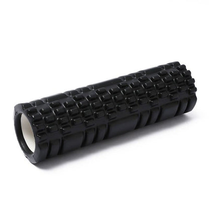Deep tissue massage roller with grid texture