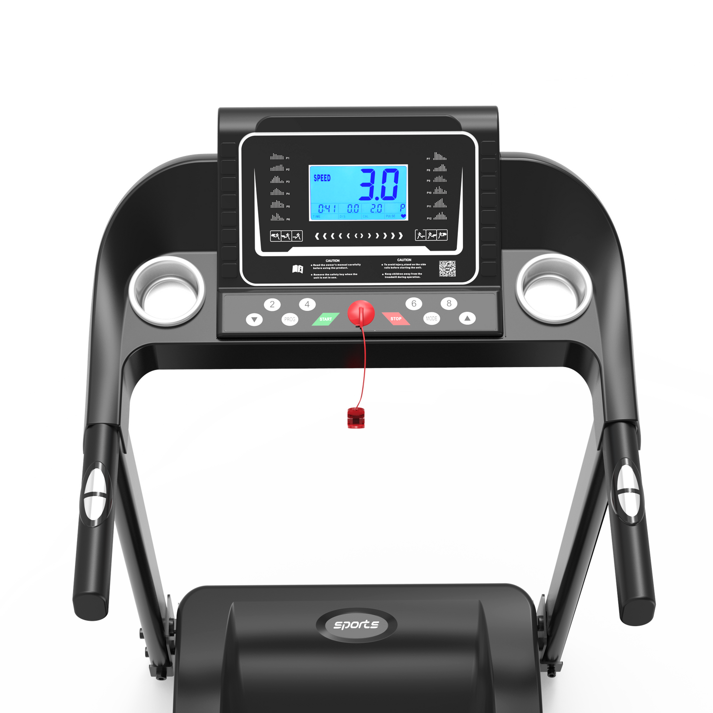 Foldable Treadmill Fitness Walking Machine