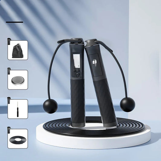 Jumping Rope Cordless Type Counting Fitness Exercise Wireless Gravity Weight Ball Fat Burning Female Cordless