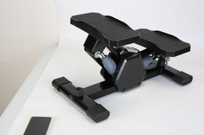 Mini Stepper Stair Stepper With Resistance Bands Quiet Workout Stepper With Digital Timer Max 330.7LBS Load For Home