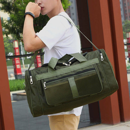 Mens Large Sports & Gym Holdall Bag - SPORTS TRAVEL WORK EQUIPMENT DUFFLE
