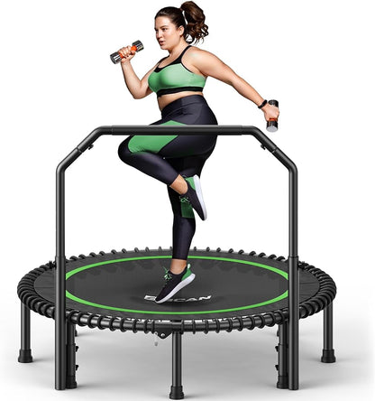 661 Lbs Fitness Trampoline Get In Shape At Home Or In The Garden With Our 40 Inch Mini Exercise Trampoline - Stable And Fun ASTM F381-16