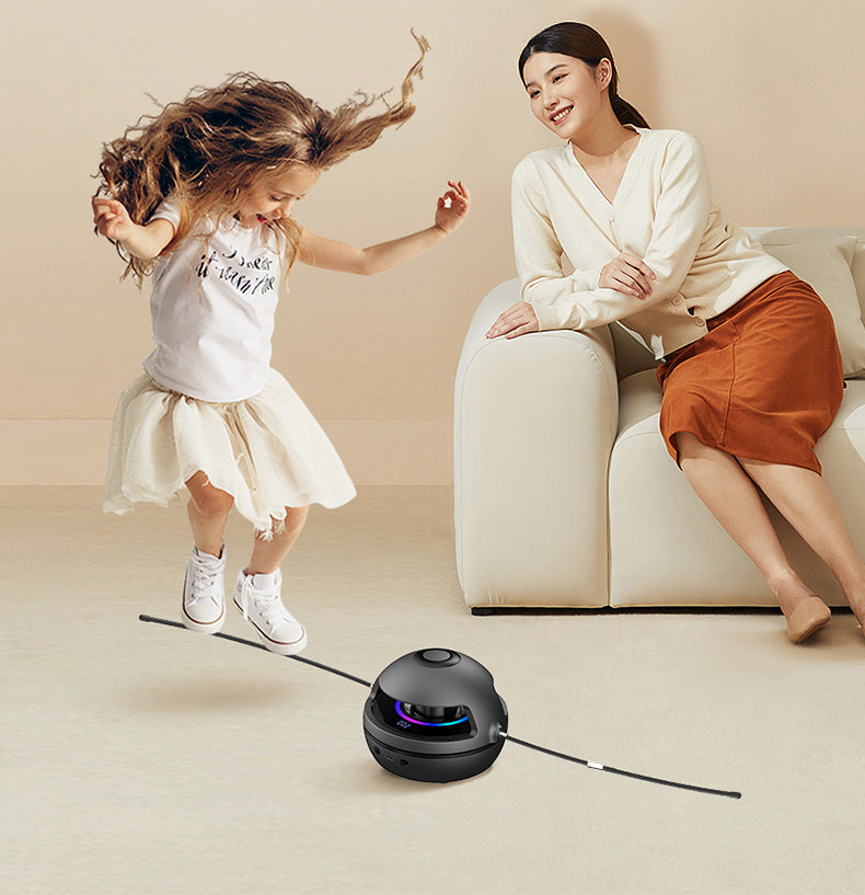 Smart Rope Skipping Machine Smart Jump Rope Machine 10-level Speed Adjustment Led Seven-color Light Wireless Music Function