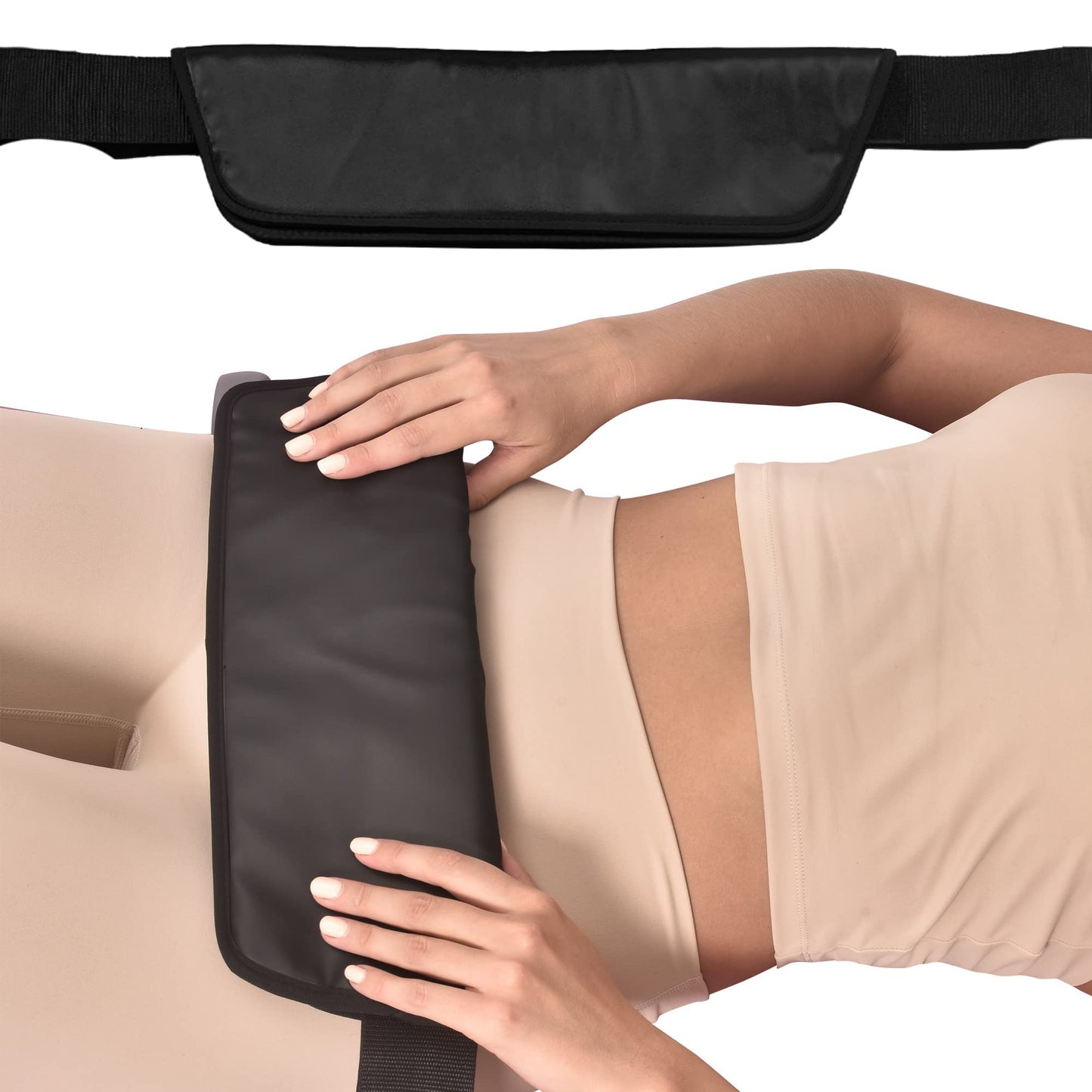 Hip Thrust Belt Glute Bridge Pad Butt Workout With Dumbbells Kettlebells For Lunges Reverse Squat