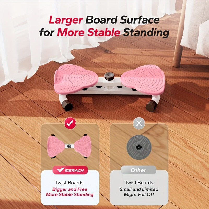 Waist Twist Exercise Machine, A Machine Designed For Weight Loss And Core Abdominal Exercises, With Foot Massage And Weight Loss Capabilities. It Is A Noise Free Home Gym Exercise Equipment For Both M
