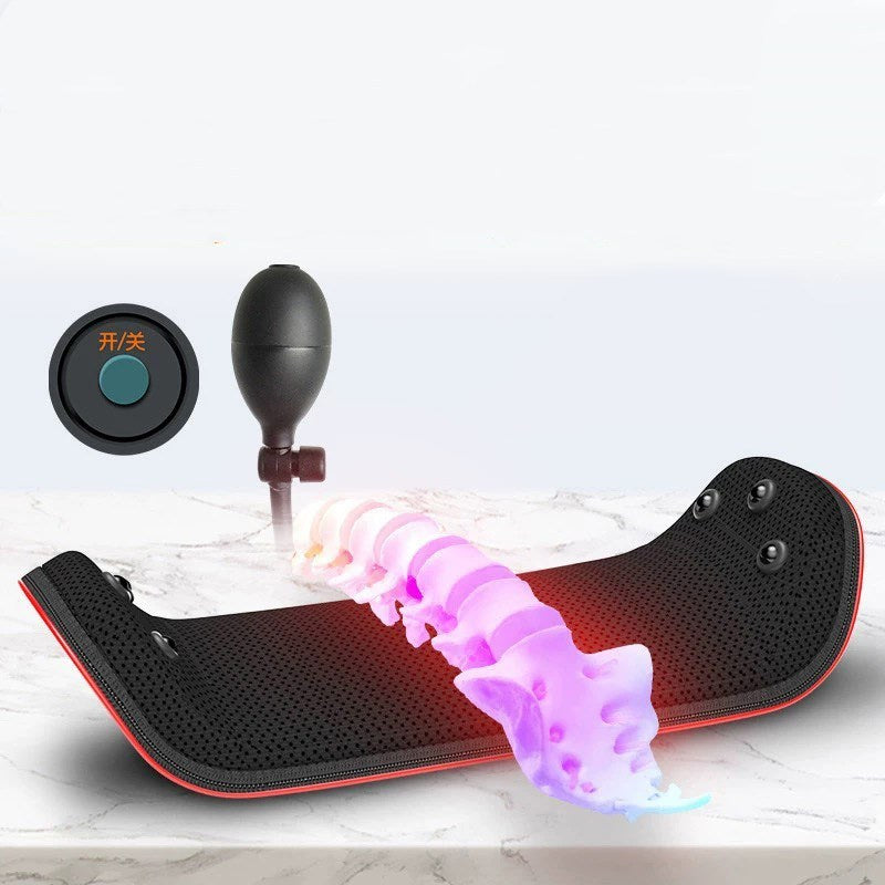 Relaxation Electric Lumbar Traction Device Waist Back Massager Vibration Massage Lumbar Spine Support Waist Relieve Fatigue