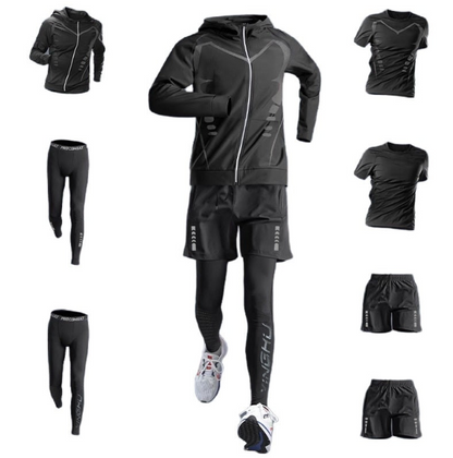 Running Gym Clothes Outdoor Quick-dry Clothes Tight Long Sleeve T-shirt Training Wear