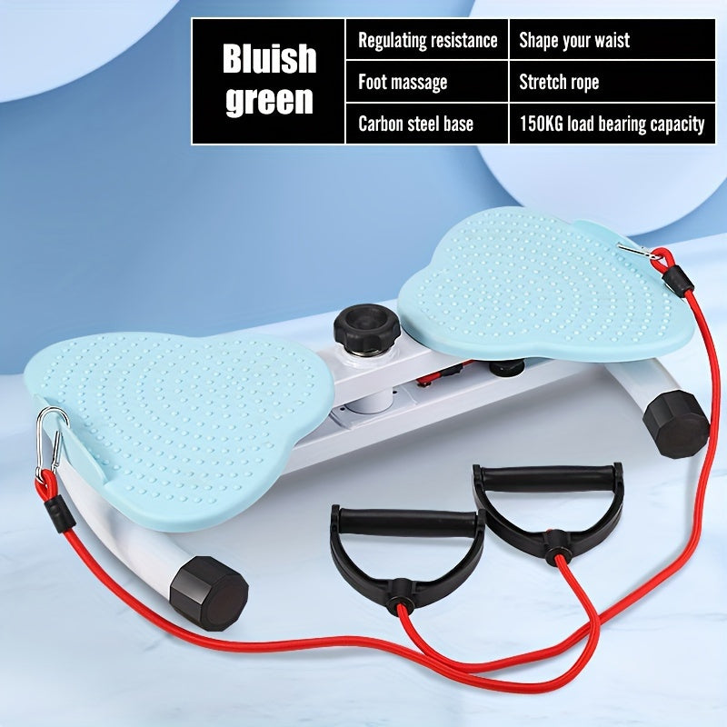 Waist Twist Exercise Machine, A Machine Designed For Weight Loss And Core Abdominal Exercises, With Foot Massage And Weight Loss Capabilities. It Is A Noise Free Home Gym Exercise Equipment For Both M