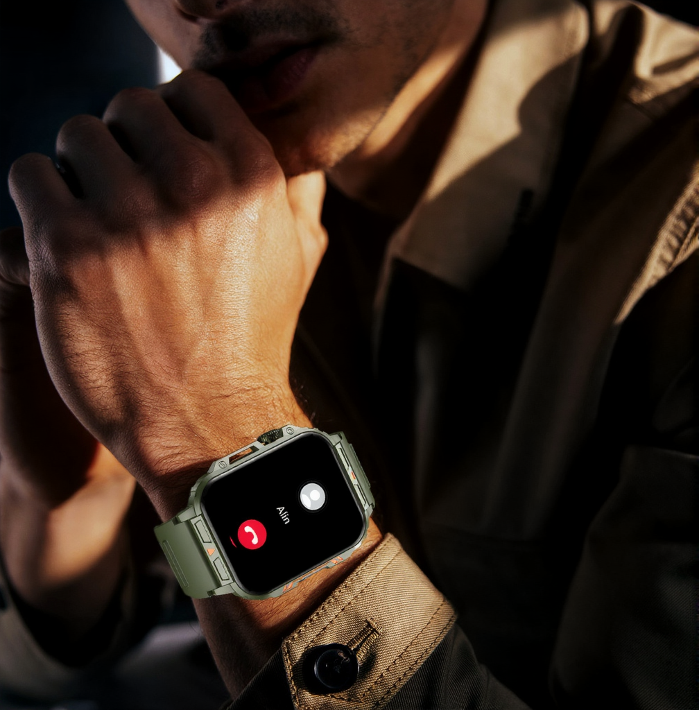 L81 Outdoor Sports Square Smartwatch Answer Call Big Battery Fitness Tracker Waterproof Smartwatch Men For IOS Android