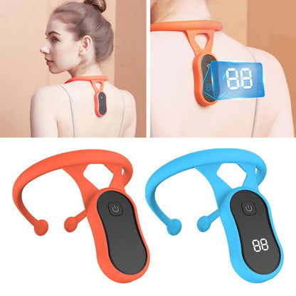 Smart posture corrector device with U-shaped neckband