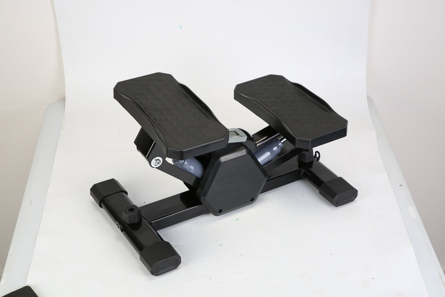 Mini Stepper Stair Stepper With Resistance Bands Quiet Workout Stepper With Digital Timer Max 330.7LBS Load For Home