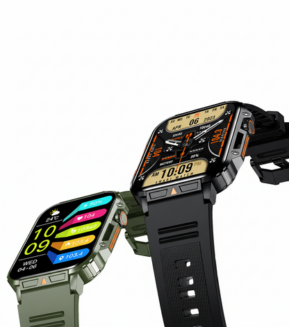 L81 Outdoor Sports Square Smartwatch Answer Call Big Battery Fitness Tracker Waterproof Smartwatch Men For IOS Android